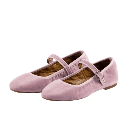 Lyserøde mary jane ballerina sko 