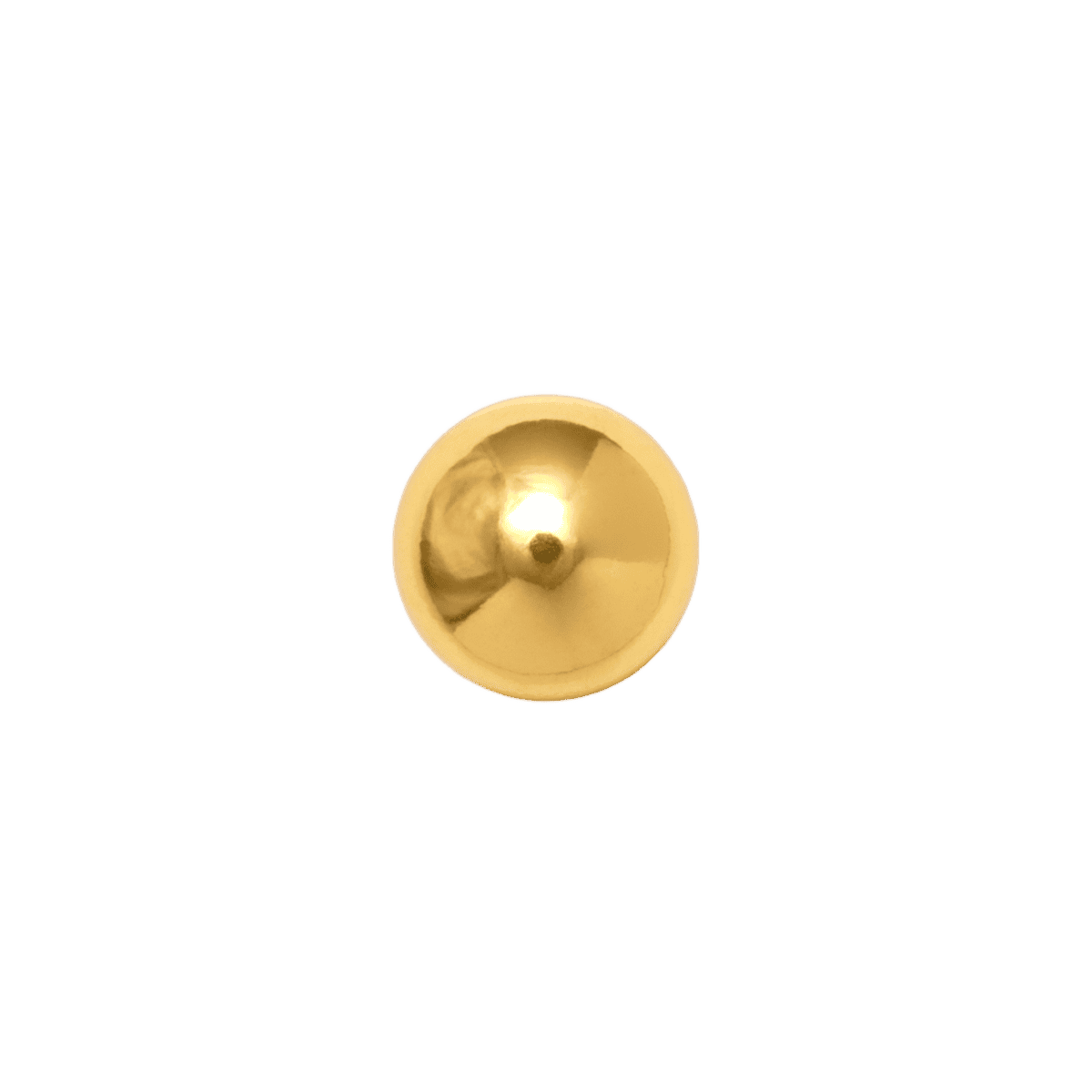 Ørestik/ørering fra LULU CPH i guld som har en rund kugle