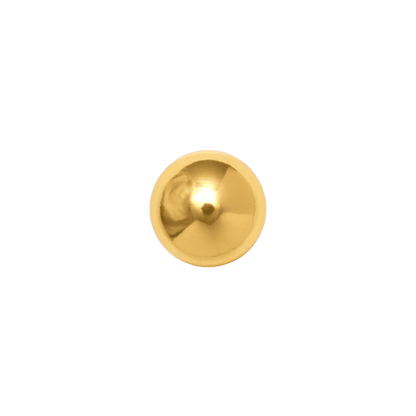 Ørestik/ørering fra LULU CPH i guld som har en rund kugle