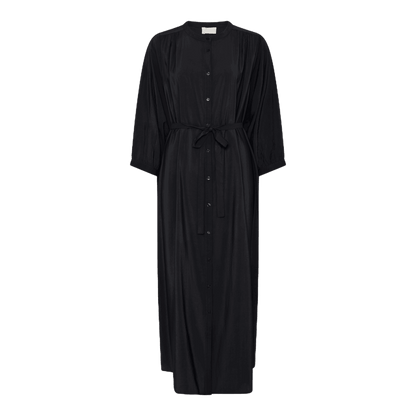 Bred Bari Kjole - Viskose - Black