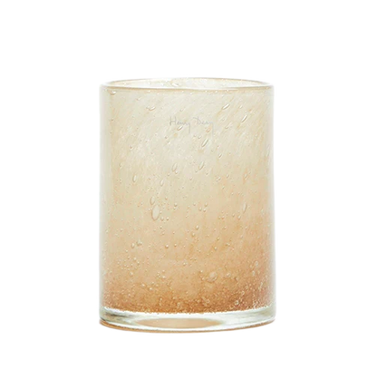 Mundblæst Glas - Beige