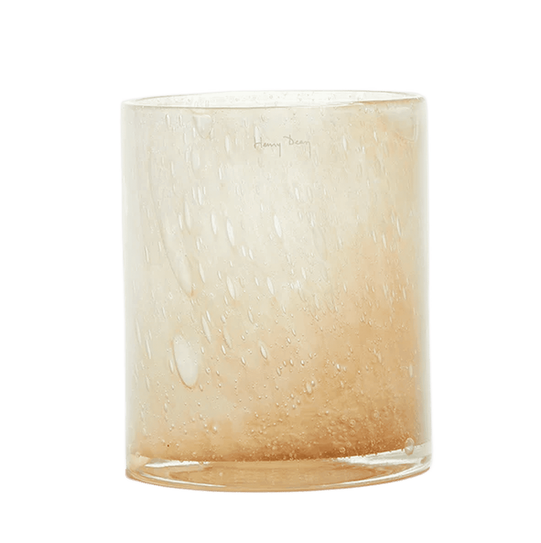 Mundblæst Glas - Beige