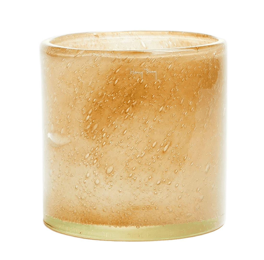 Mundblæst Glas - Beige