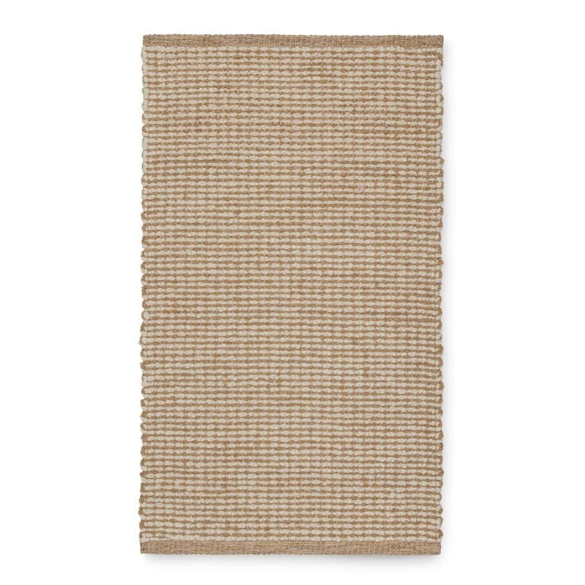 Beja Tæppe - Sand w. Cru Lines