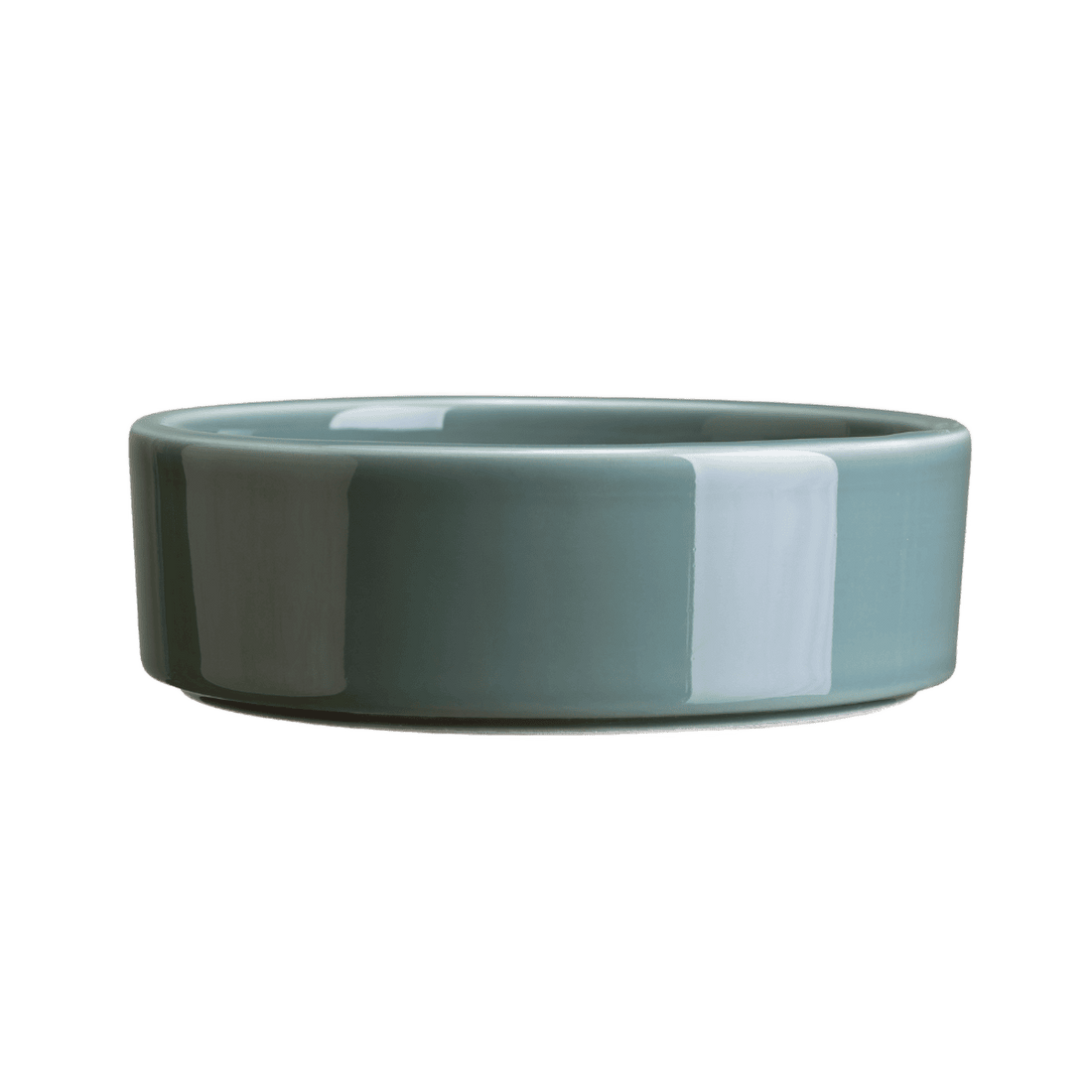 Bergs glaseret underskål i en blå farve