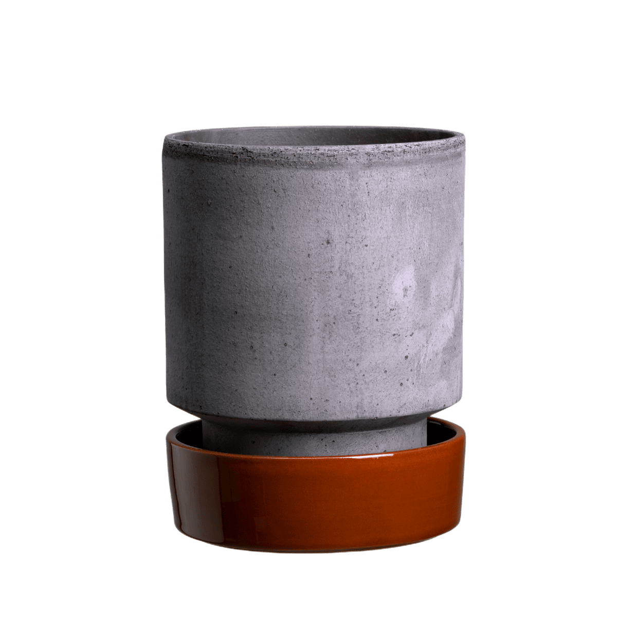 Fin glaseret underskål i farven rusty red, fra The Hoff Collection af Bergs Potter