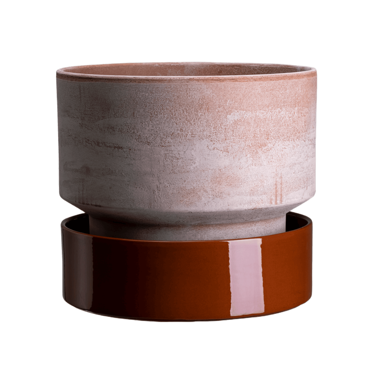 Fin glaseret underskål i farven rusty red, fra The Hoff Collection af Bergs Potter
