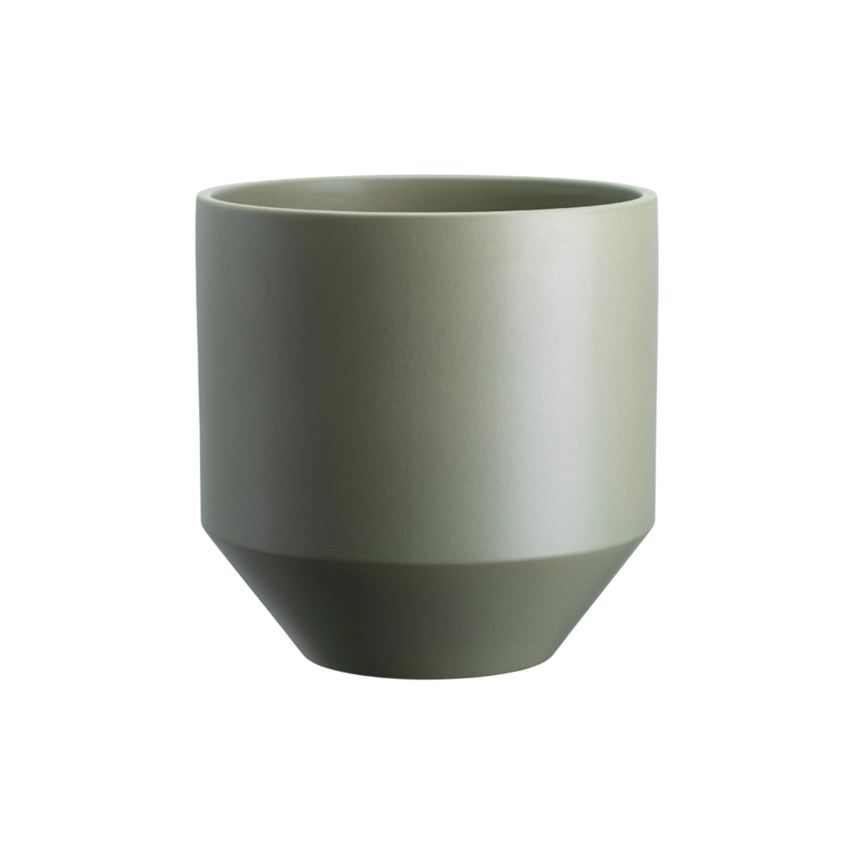 Lily Pot - Glaseret Urtepotte - Sage Green