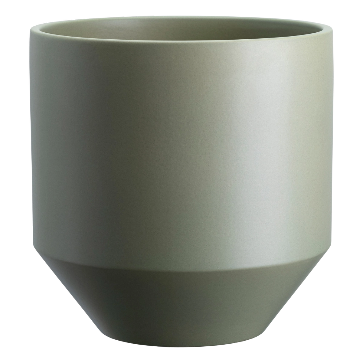 Lily Pot - Glaseret Urtepotte - Sage Green