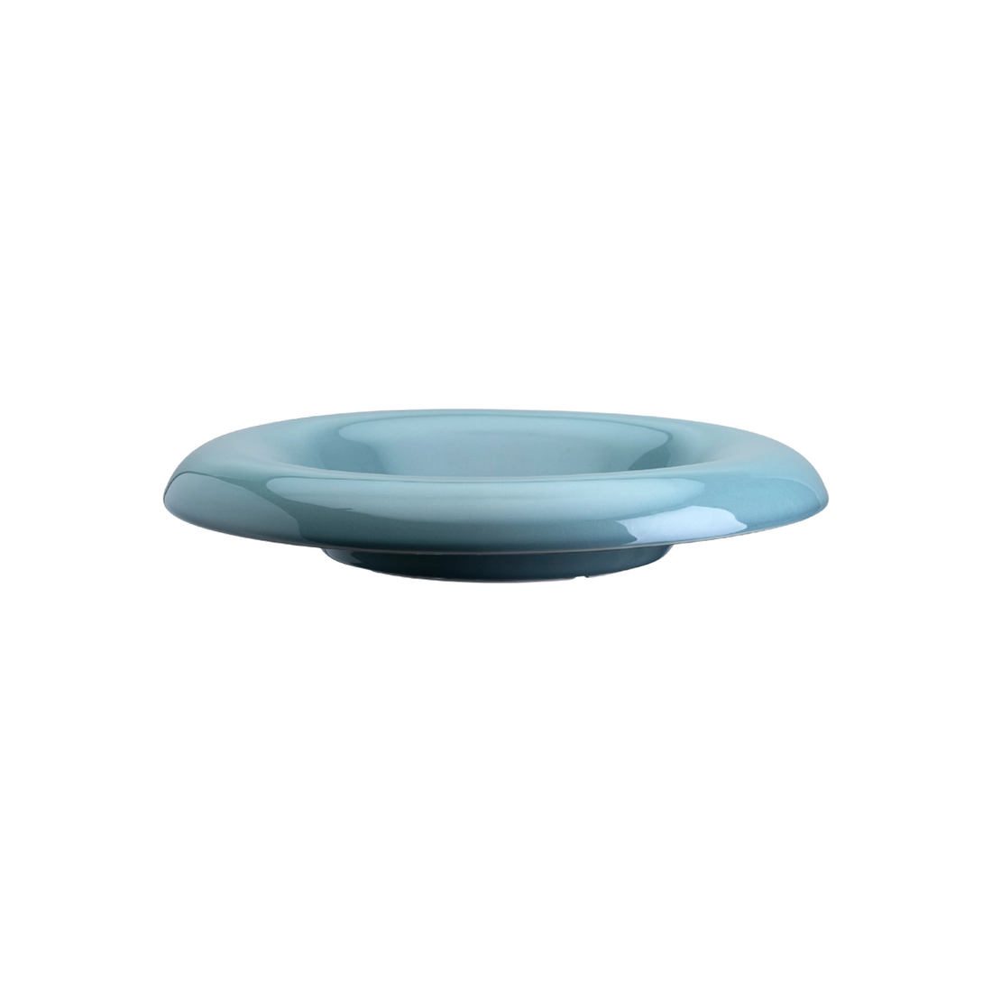 Lily Saucer - Glaseret Underskål - Misty Blue