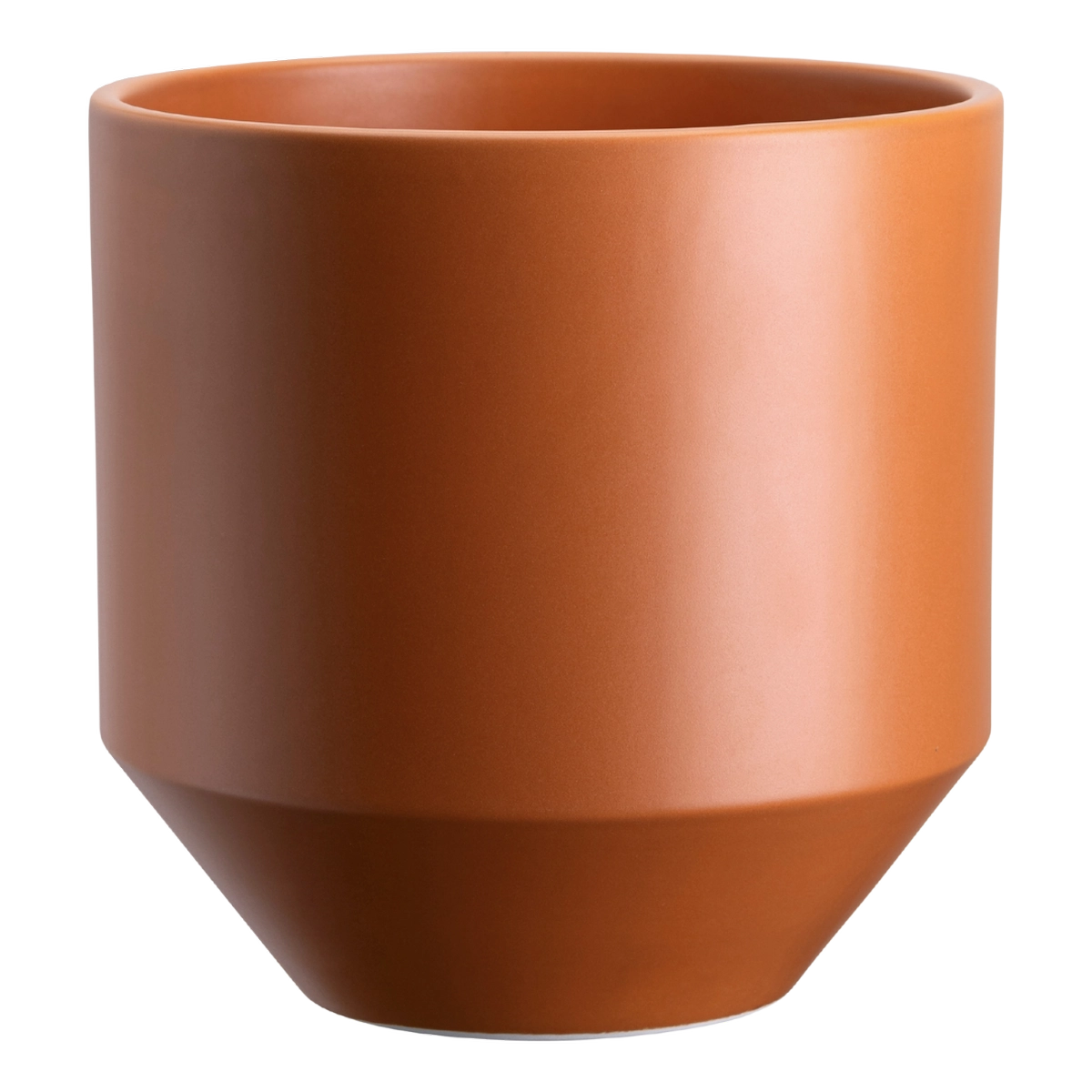 Lily Pot - Glaseret Urtepotte - Tangerine Orange