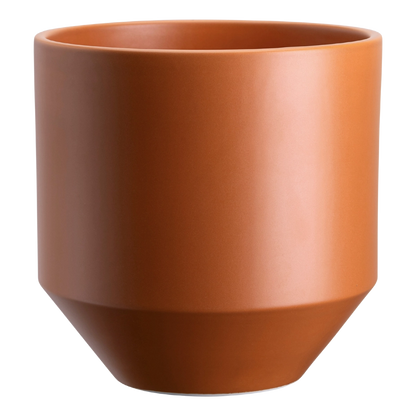 Lily Pot - Glaseret Urtepotte - Tangerine Orange