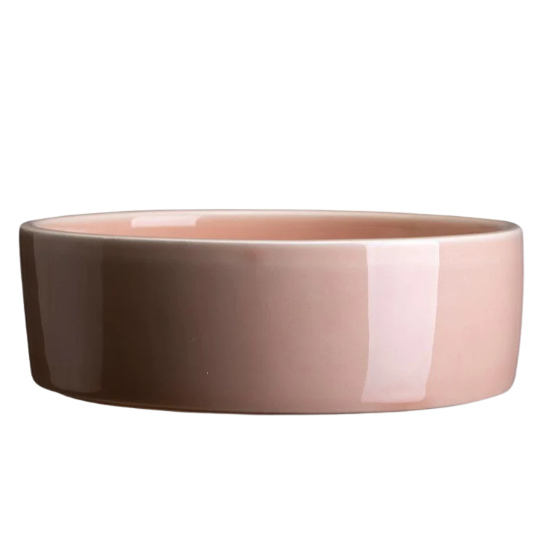 Lys rosa underskål fra Bergs Potter i serien Hof Pot