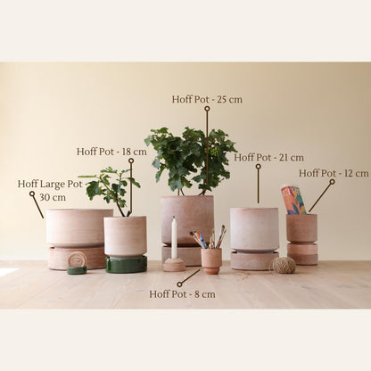 The Hoff Pot - Urtepotte - Raw Rose