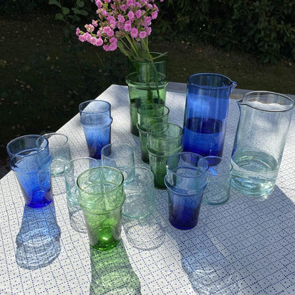 Fine glas i flere farver fra indien