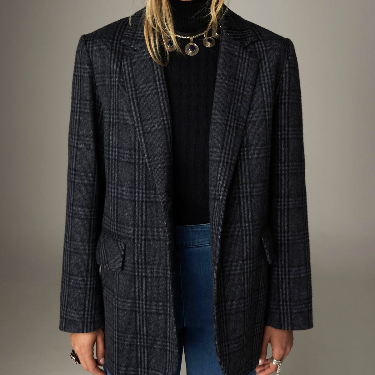 Camarón Blazer Jakke - Dark Grey