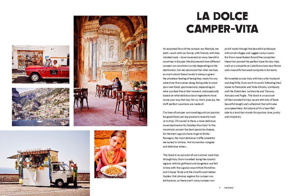 Et lille kig inden i bogen: Camper food & Stories af Els Sirejacob og Bram Debaenst