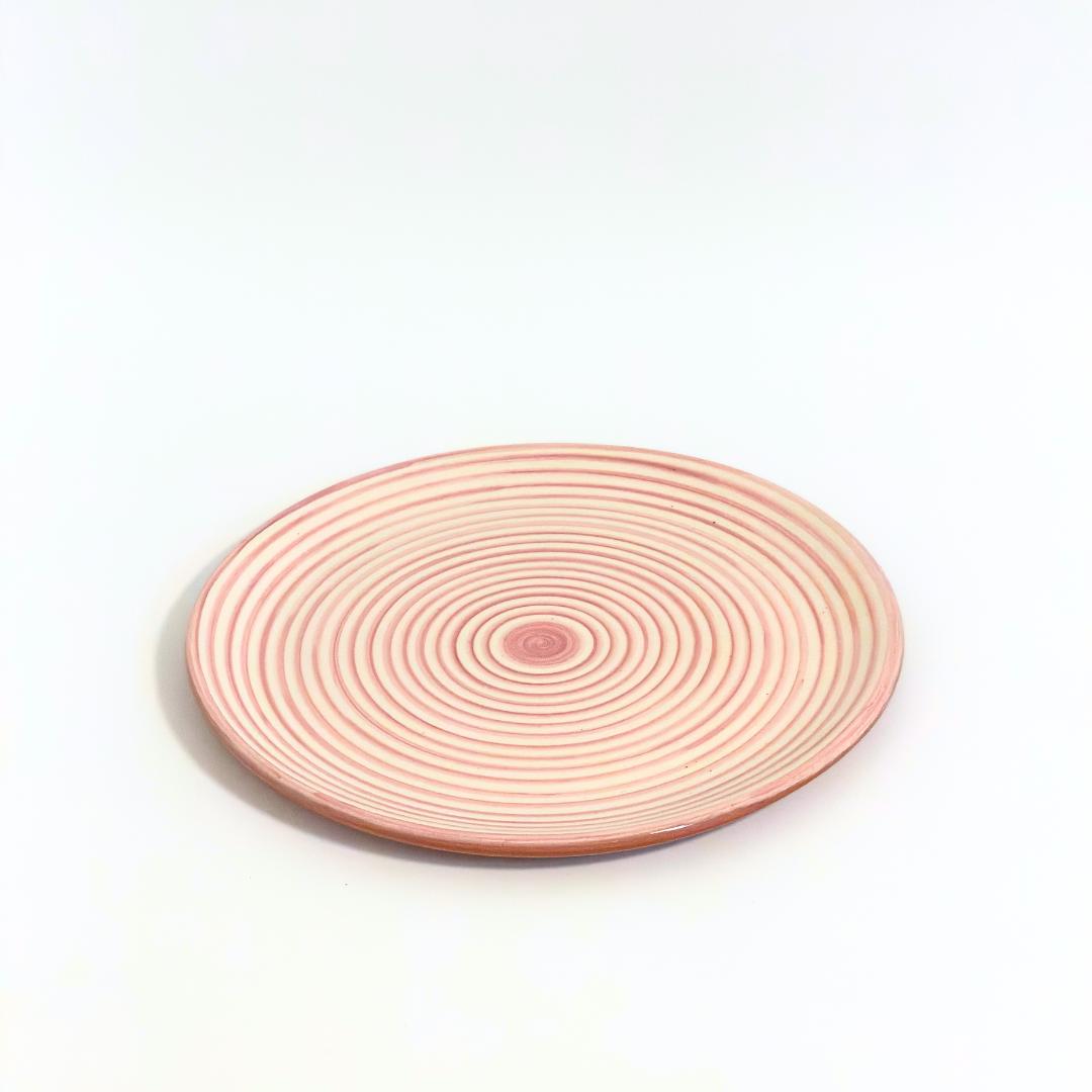 Classic Stripe - Tallerken - Mauve