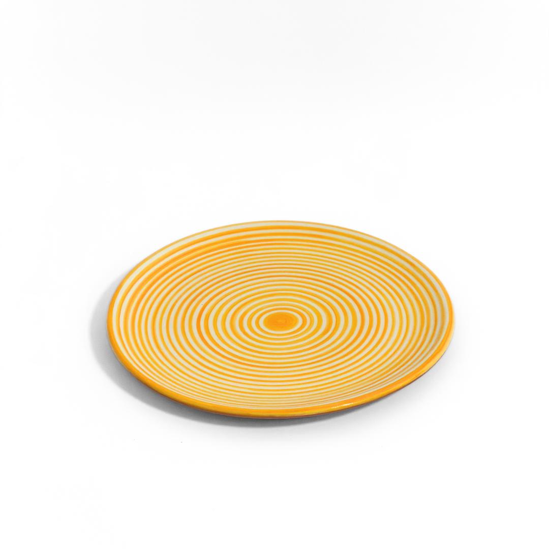 Classic Stripe - Tallerken - Tangerine