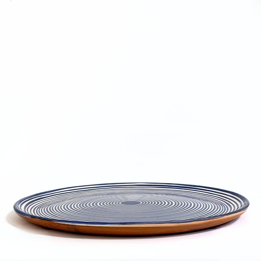 Classic Stripe - Serveringsfad - Blue