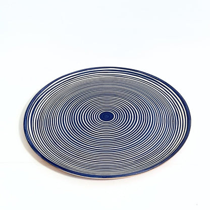 Classic Stripe - Serveringsfad - Blue