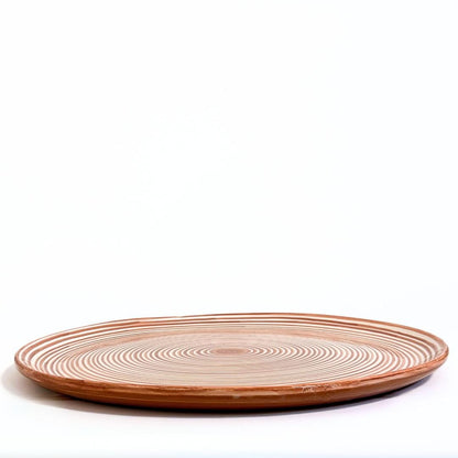 Classic Stripe - Serveringsfad - Terracotta