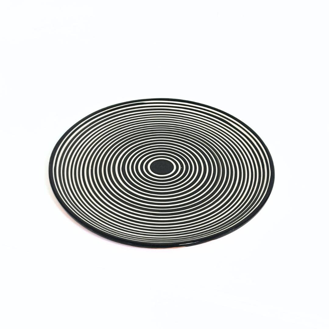 Classic Stripe - Tallerken - Black
