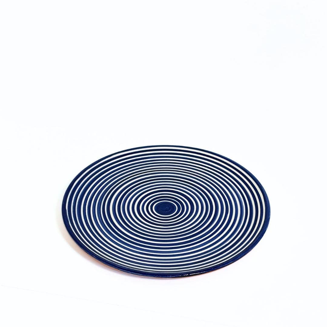Classic Stripe - Tallerken - Blue