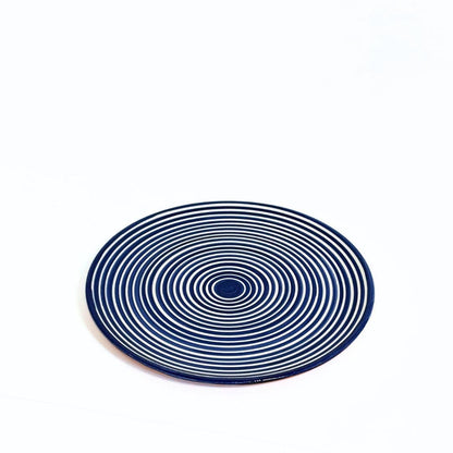 Classic Stripe - Tallerken - Blue