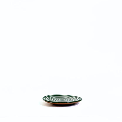 Classic Stripe - Tallerken - Dark Green