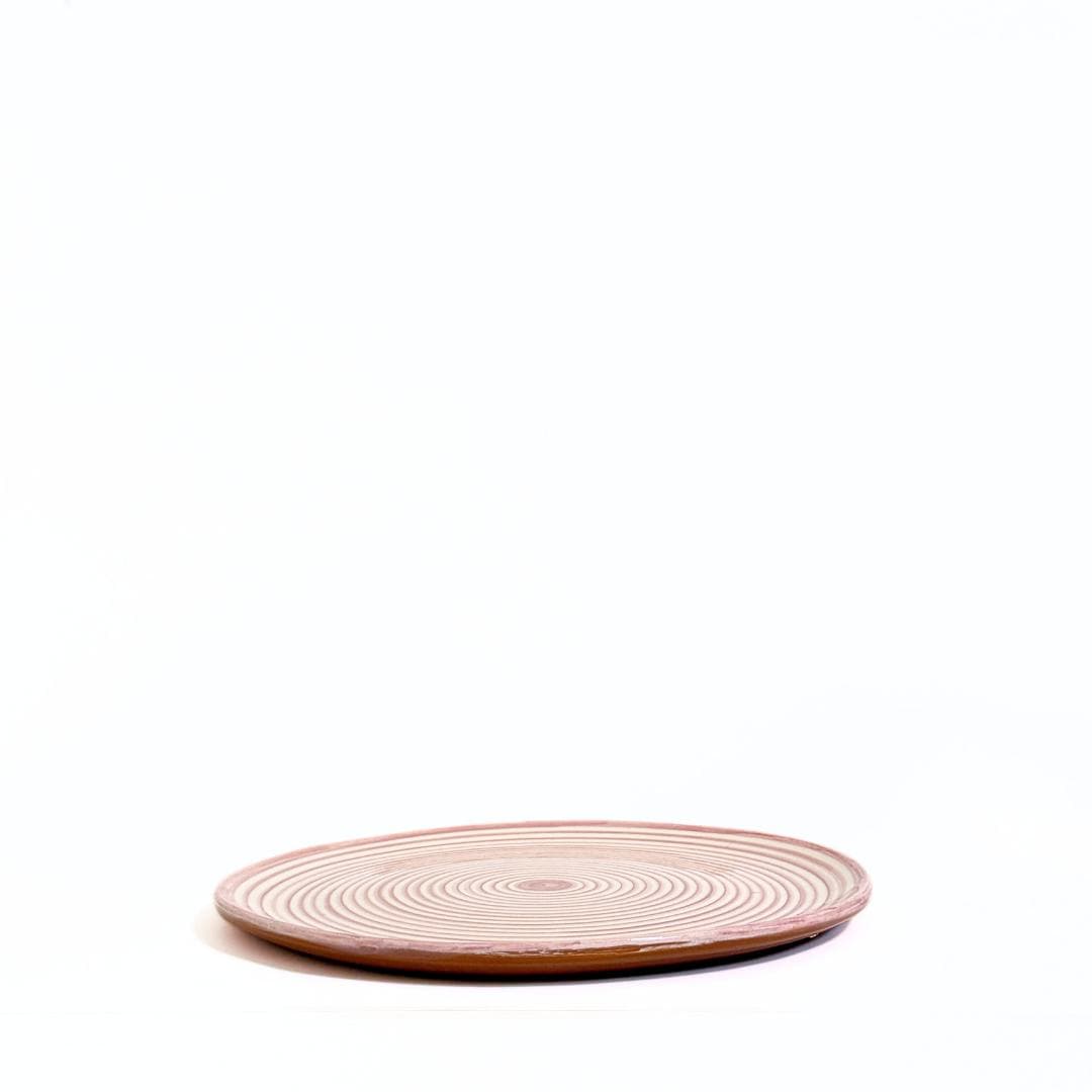 Classic Stripe - Tallerken - Mauve