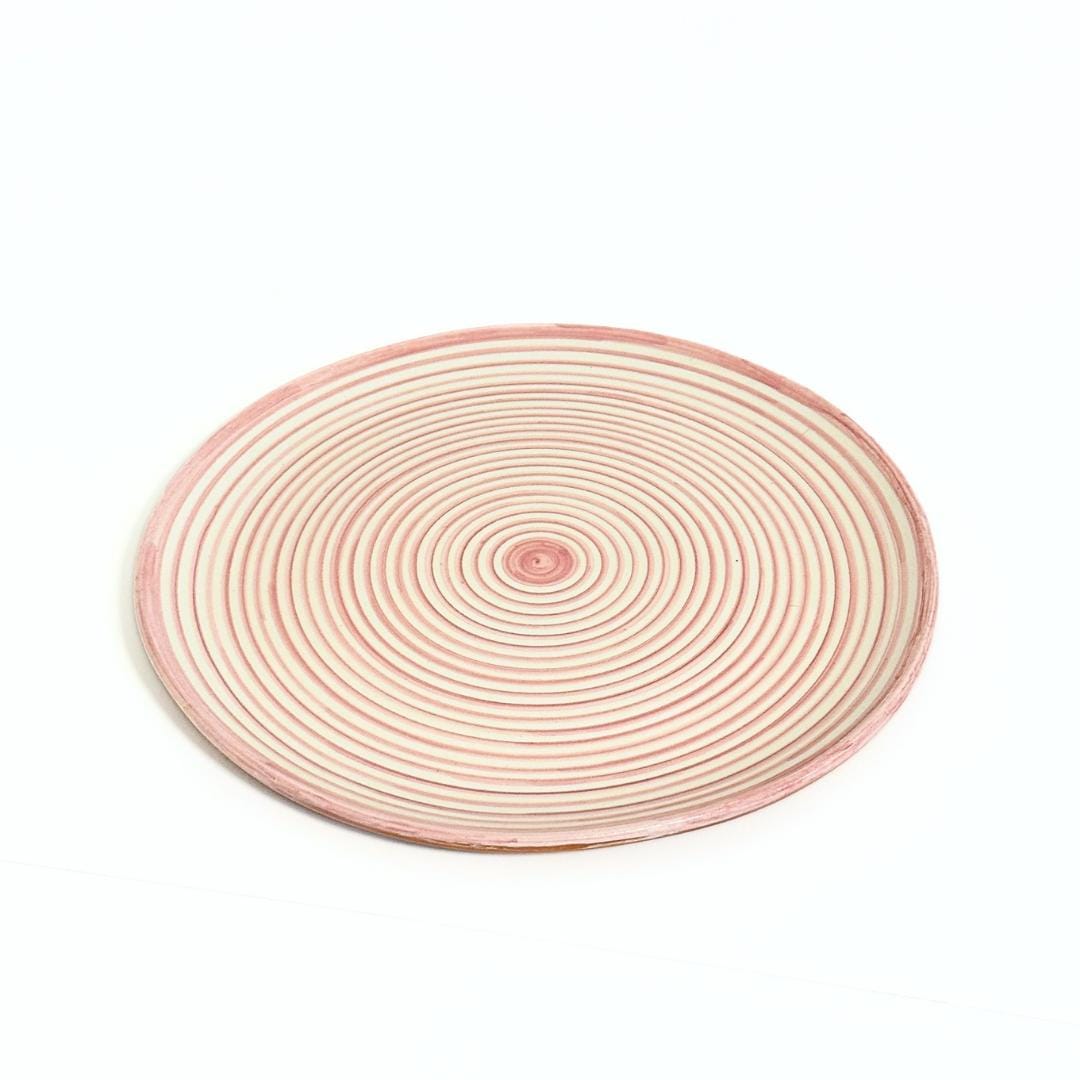 Classic Stripe - Tallerken - Mauve