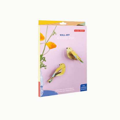 Vægdekoration - Citrinella Pair