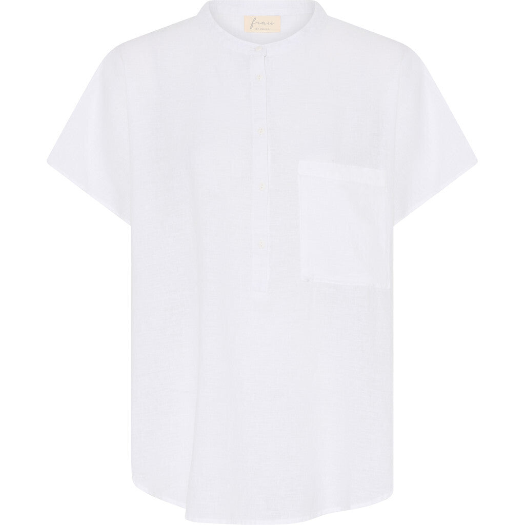 Colombo Skjorte - Hør - Bright White