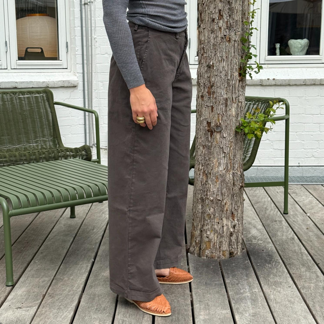 DESIKC Bukser - Bomuld - Brown (9966)