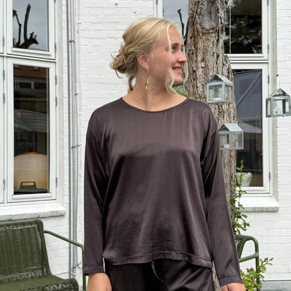 MAVILSB Bluse - Silke - Brown (9966)