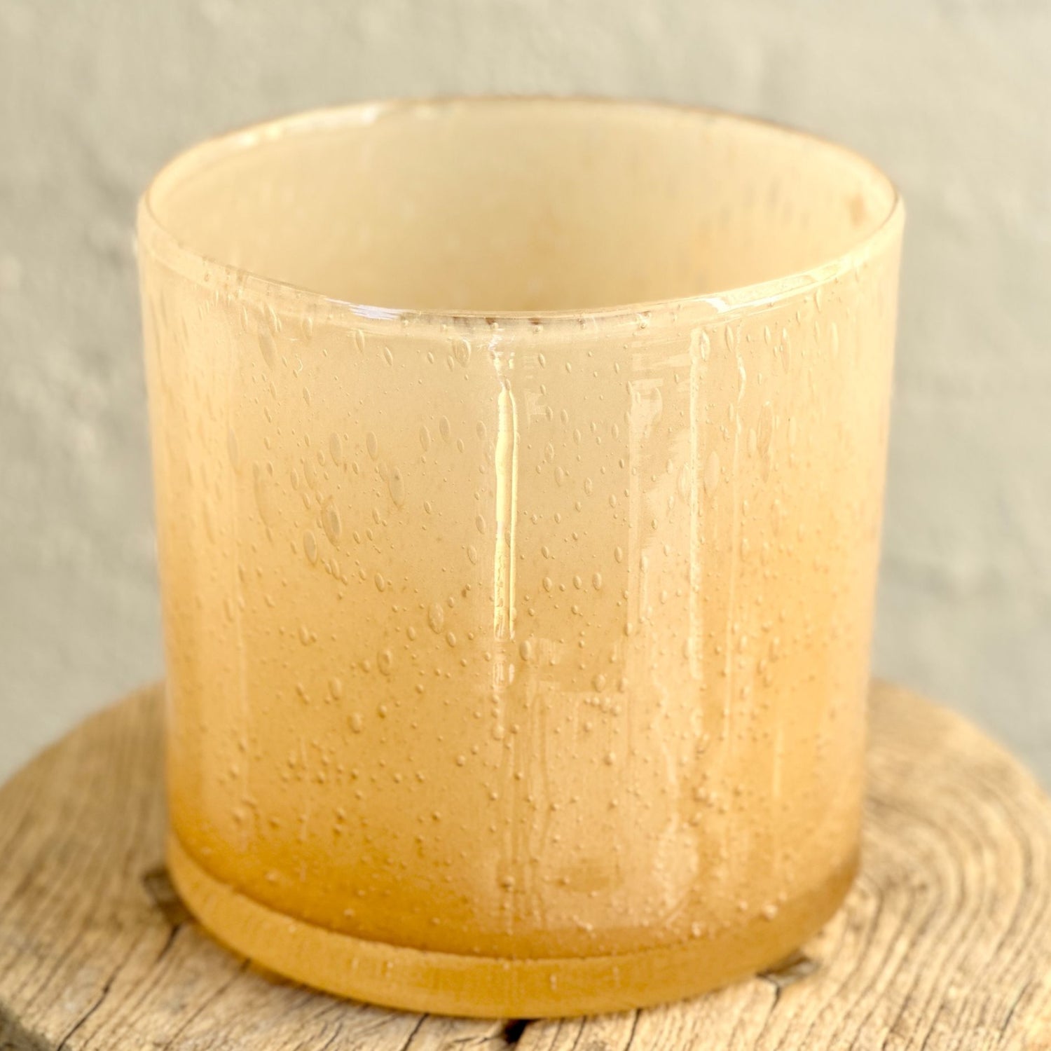 Dean Flowers mundblæst glas i beige