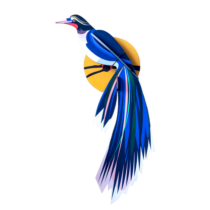 Vægdekoration - Paradise Bird, Flores