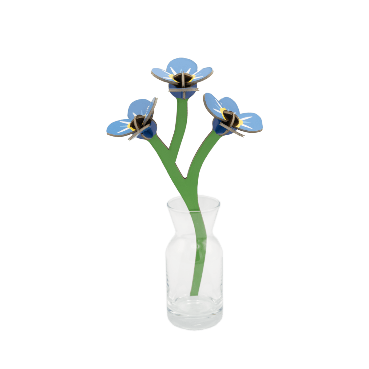 Forget Me Not papblomst fra Studio Roof med tre blå blomster