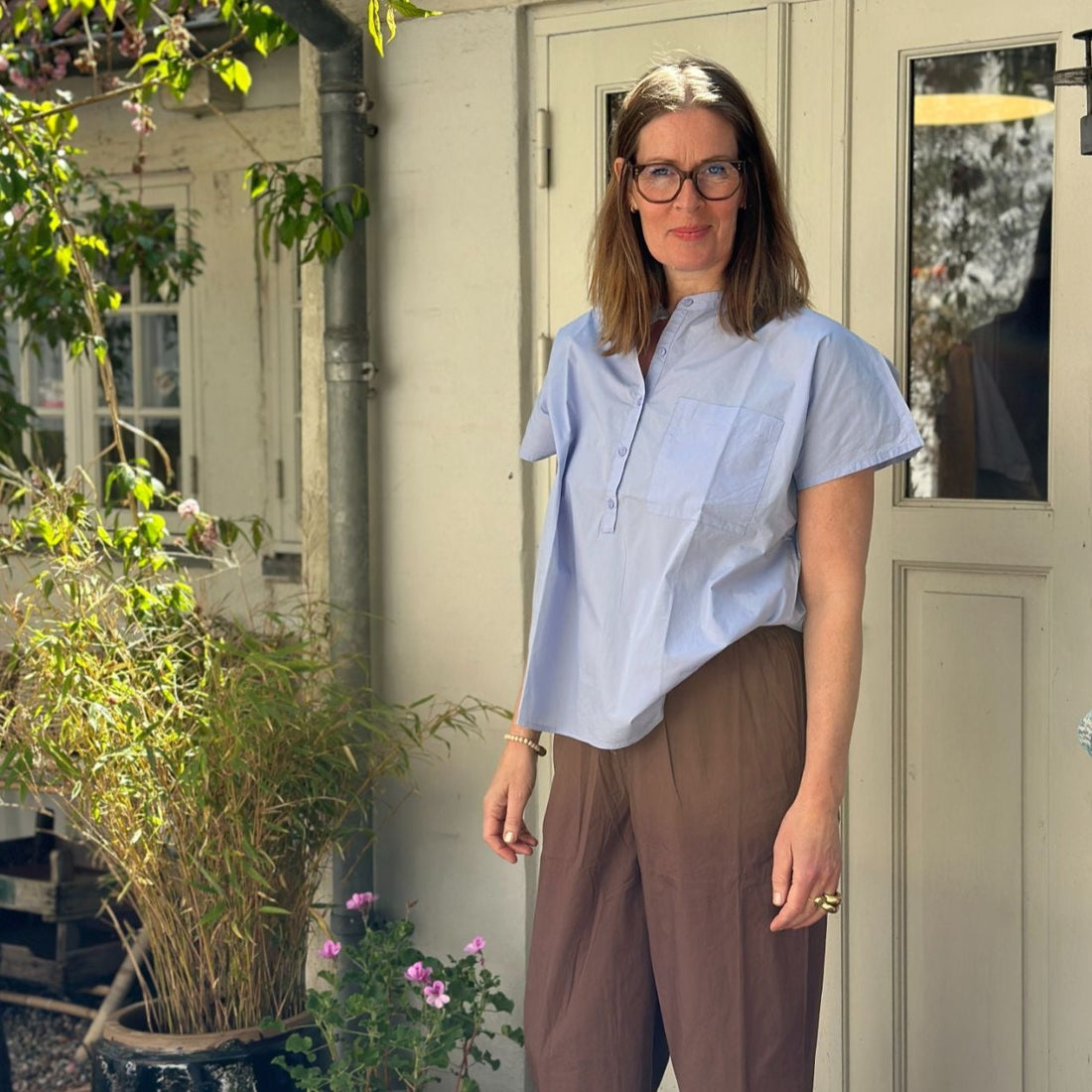 Colombo Skjorte - Øko Bomuld - Baby Lavender