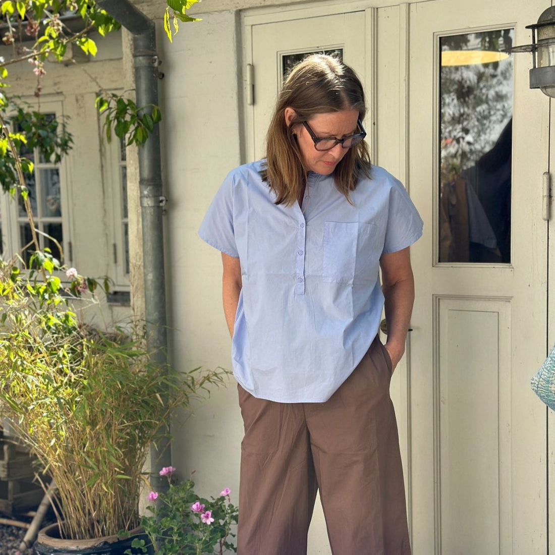 Colombo Skjorte - Øko Bomuld - Baby Lavender