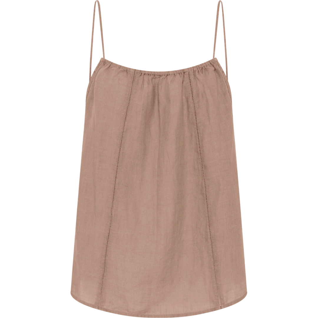 Vancouver Deco Top - Hør - Roebuck