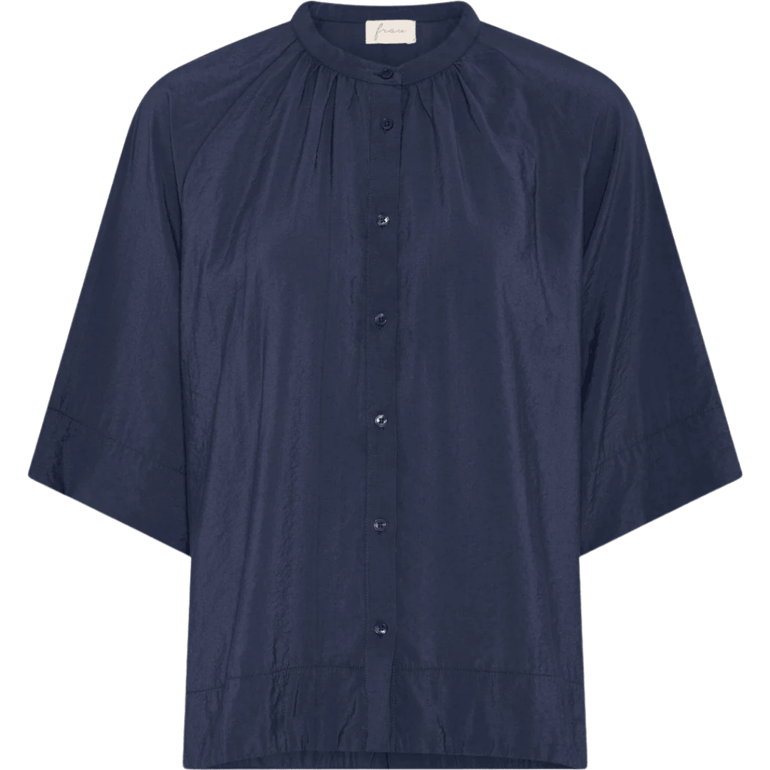 Dubai Skjorte - Viskose - Dark Navy