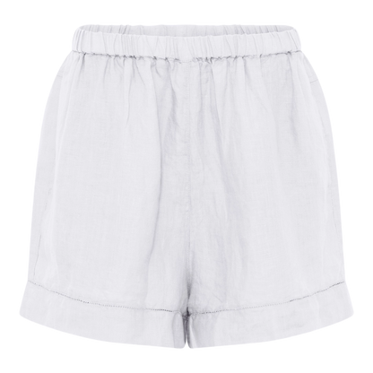 Melbourne Deco Shorts - Hør - Bright White