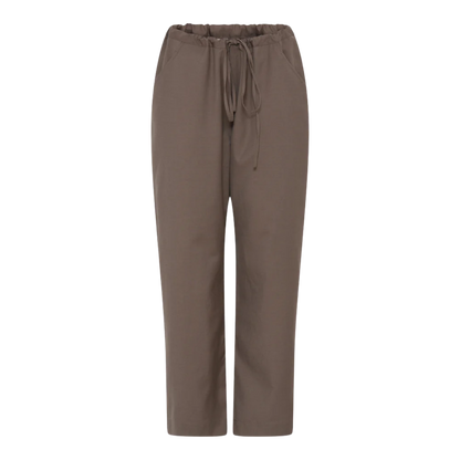 Milano Bukser - WOOL BLEND - Walnut