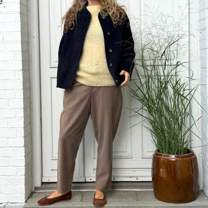 New Oslo Bukser - WOOL BLEND - Walnut