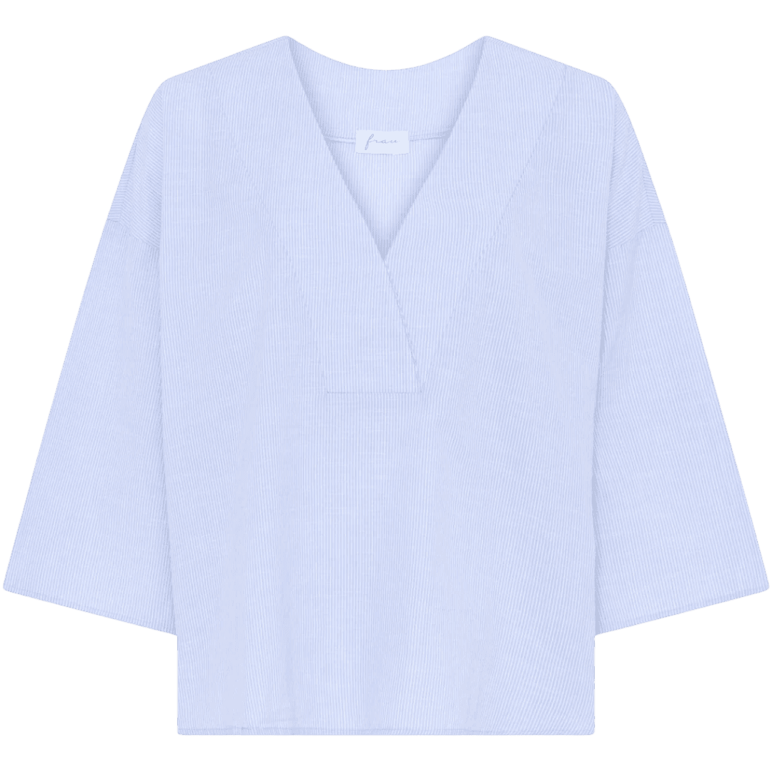 Palma Top - Øko Bomuld - Baby Lavender Stripe