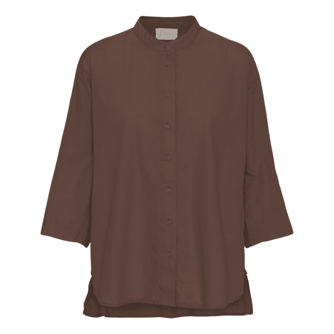 Seoul Skjorte - Øko Bomuld  - Coffee Quartz