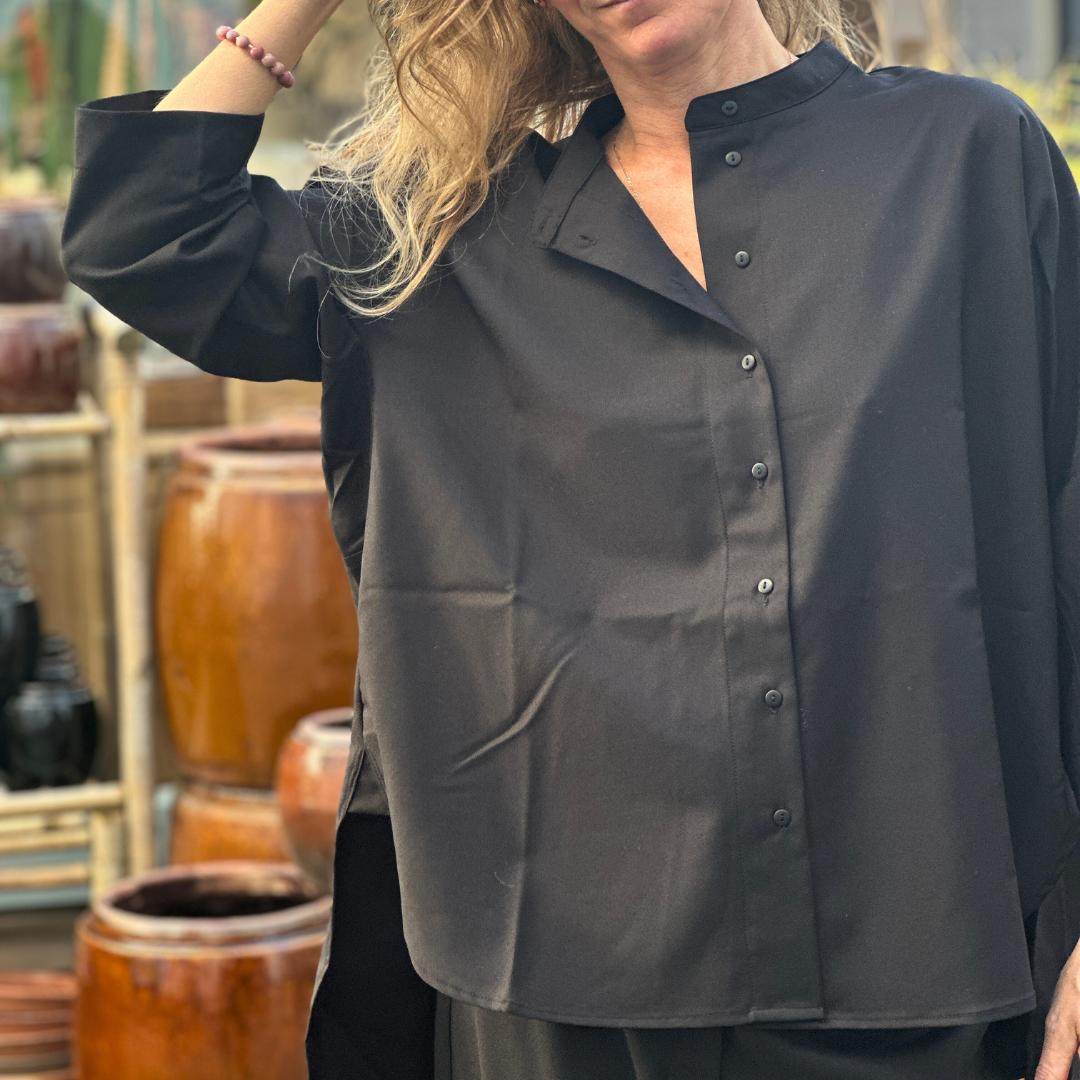 Seoul Skjorte - ELEGANT - Black