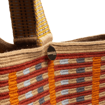 Tote Bag - COCKATOO - Mustard &amp; Beige 